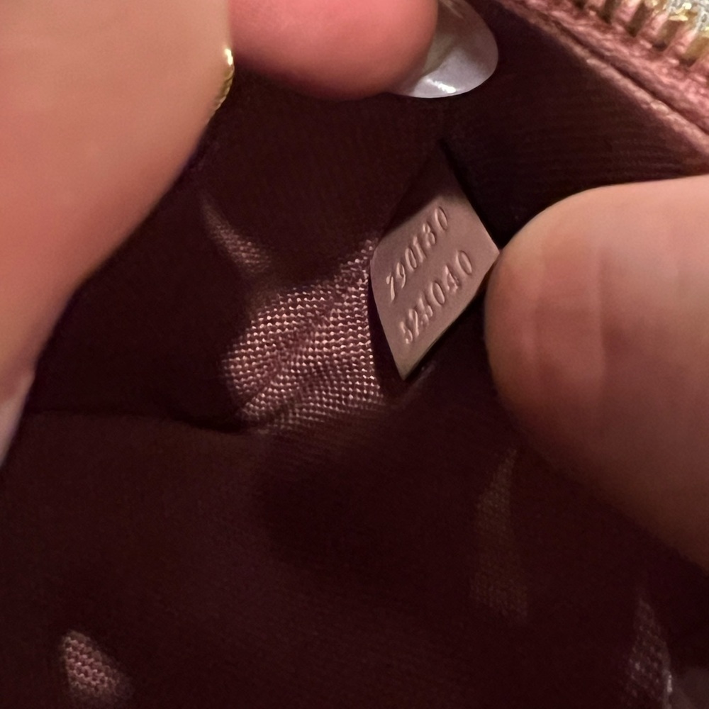 Sold not available Gucci GG Super Mini Blush Pink Leather Crossbody Bag - Picture 12 of 14